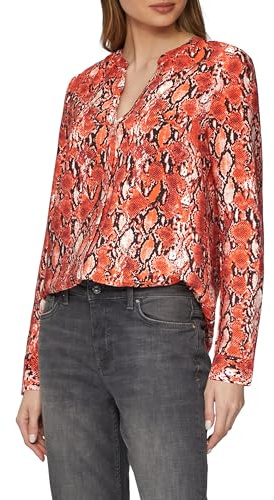 s.Oliver Damen Strukturierte Bluse aus Viskosemix Bluse langarm