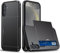 GoodcAcy Compatible avec Coque Samsung Galaxy S24 FE Antichoc Portefeuille,Housse Étui de Couche Antichoc,avec Porte-Cartes Coulissant Cache Protection Coque de Telephone Silicone Housse,Noir