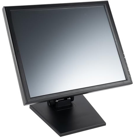 LOIRIIC 17 inch Touch Screen Monitoring LCD Display Security Camera Monitor 4:3 Standard LCD Computer Monitor Built-in Speaker 1280 * 1024 mit VGA Signal Cable,USB Cable,Stylus Pen and CD-ROM
