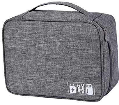 Housoutil Organizzatore Per Piccoli Accessori Elettronici Antigraffio Con Zone Separate