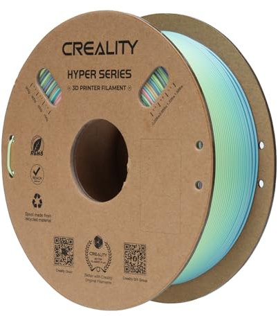 Mavaol Hyper PLA-Filament 1,75 mm Hochgeschwindigkeit 300 mm/s 3D-Drucker-Filament Fastkühlung und formungsdimensionale Genauigkeit +/- 0,03 mm Ender 3 v3 plus/ender 3 pro/ (1)