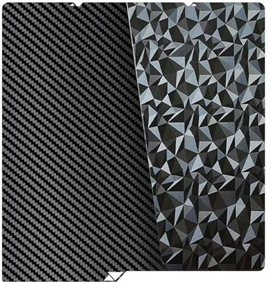 Double-sided printing PEI print bed PEO-PET 3D printer Kobra S1 heated bed, carbon fiber + small diamond pla plate, 264x276mm textured spring steel print bed for Anycubic Cobra S1/Kobra S1 Combo