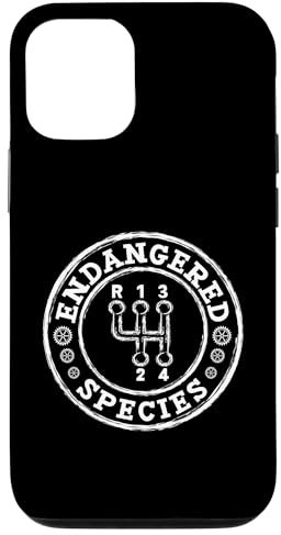 Endangered Manual Gearbox Species Stick 4-Speed Classic Car Case for iPhone 12/12 Pro