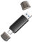 1 Stück USB-Stick 512 GB 3.0 JOIOT PenDrive USB C 3.0 2 in 1 USB C Stick für Handy 512 GB Speicherstick für Android Handy PC Schwarz Hohe Geschwindigkeit Datenspeicherung