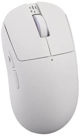 Gugxiom Mouse Vocale AI per Mouse Wireless Bluetooth GPT con Ingresso Vocale 6 in 1 Intelligente con Generazione di Codice di Traduzione Microfono per Laptop per PC (WHITE)