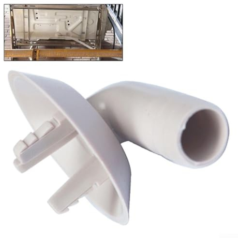 Raccordo a gomito per tubo di scarico dell'aria condizionata, 26 mm, con design robusto a tre ganasce