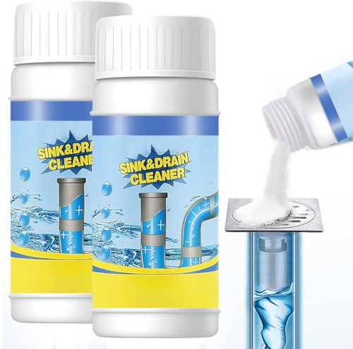 Abflussreiniger Schaum Extra Stark, 2026 Neu Rohrreiniger Extrem Stark, Sink Und Drain Cleaner Mit Aktivschaum Hochwirksamer Rohrreiniger Für Küche Bad Toilette Balkon (2)