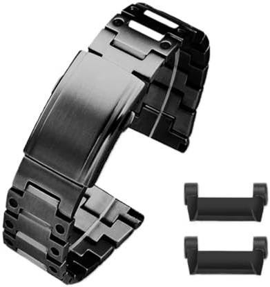 ZXZVRUHMC 10 verschiedene DIY-Metallarmbänder, kompatibel mit Casio 5635 GRB200, modifiziertes Edelstahl-Uhrenarmband GR-B200, Herren-Uhrenarmband(SFD-G15 Black)