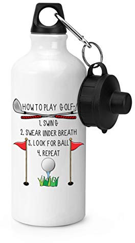 Gift Base How to Play Golf Gourde de Sport