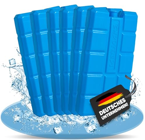 NEMT 6 Kühlakkus Kühlelemente für Kühltasche oder Kühlbox je 200ml 12 h Kühlpack …