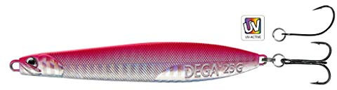 Meerforellen-Blinker Dega Seatrout Björn UVAktiv/Rot Silber 32g