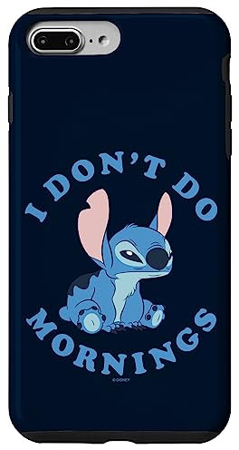 iPhone 7 Plus/8 Plus Disney Lilo & Stitch I Don't Do Mornings Stitch Case