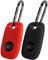 Geiomoo Silicone Case for Tile Pro 2022 Tracker, Portable Resistant Cover with Carabiner (Red+Black)
