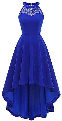 Bbonlinedress Robe Baptême Demoiselle d'honneur Femme Longue de Cocktail Soirée Mariage Invité Bal de Promo Anniversaire Pin Up Royalblue XL