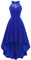 Bbonlinedress Robe Baptême Demoiselle d'honneur Femme Longue de Cocktail Soirée Mariage Invité Bal de Promo Anniversaire Pin Up Royalblue XL