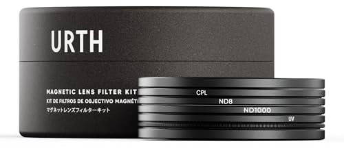 Urth 43mm Magnetisches UV, Polfilter (CPL), ND8, ND1000 Filter Kit (Plus+)