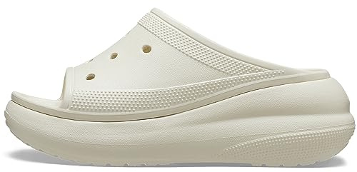 Crocs Women's Crush Slide Wedge Sandal, Bone, 8 UK Men / 10.5 UK Women