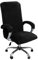 KAYBTNT Samt Bürostuhl Bezug, Hohe Lehne Bürostuhl Sitzbezug, Waschbarer Stretch Spandex Drehstuhl Stuhlhussen, Schonbezug für Bürostuhl, Universal Computer Stuhl überzug,Schwarz,XLarge