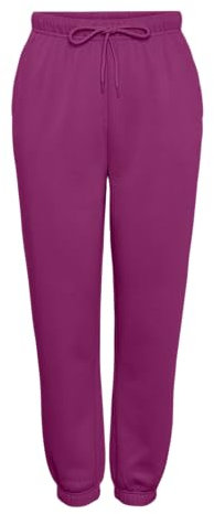 PIECES Pcchilli HW-Pantaloni Sportivi Noos BC Felpati, Festival Fucsia, L Donna