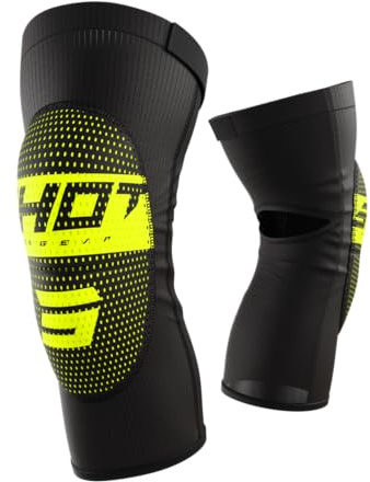 Shot Race Gear Knieprotektoren Motorrad und MTB – Knieschoner Herren MTB/MX, zertifiziert nach EN1621-1 Stufe 1 mit Homologation – perfekt für Motocross-Strecken und Bikeparks – mit Mesh-Paneelen