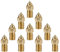 Cavabien 10pcs Multi Size Nozzles for Ender 3 V3 SE/Ender 5 S1/Ender 7 3D Printer, Brass Hotend Nozzles 0.4/0.6/0.8mm