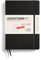 LEUCHTTURM1917 370613 Wochenkalender & Notizbuch Medium (A5) 2025, 18 Monate, Schwarz, Deutsch