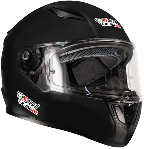 LS2 Rapid FF352 Integralhelm Schwarz Matt - Sonderedition Speed - Kart & Motorradhelm (S)