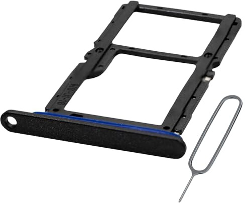 MMOBIEL Support Carte SIM Double Compatible avec Xiaomi Redmi Note 13 – Remplacement Support de Tiroir Carte Dual SIM - Outil Éjection SIM Inclus et Anneau en Caoutchouc Imperméable - Noir