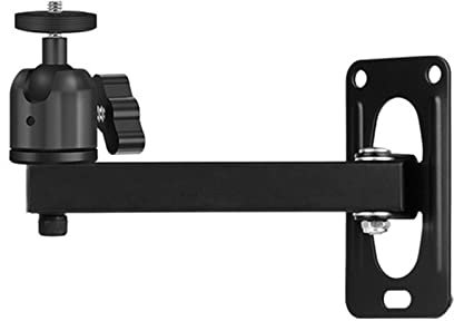 Xumh2024-3 Beamer Halterung Universal Projektor Wand Halterung Full Motion 360 Drehen Mit Platte Flexible Arm Faltbare Halterung Projektor Halterung(Total Length 20cm)
