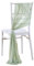 Pmnzdy 2 Stück Tüll Stuhlschleifen Schleifenband Chiffon Stoff Stuhllehne 20x 264cm Streamer Stuhl Band Stuhlhusse Stuhl Bögen Raffhalter Hochzeit Jahrestag Party Bankett Event Empfang Deko Graugrün