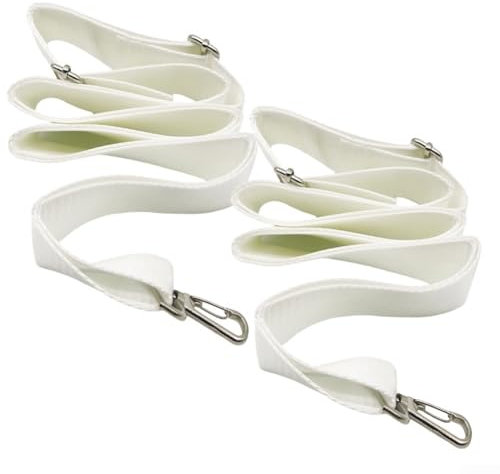 YUANGANG Tennisnetz, Mittelgurt, Tennisnetz, Höhenmessung, Tennisnetzgurte mit Edelstahl-Schnalle, tragbares Tennisnetz, Mittelgurt-Trennwand, 2 Stück