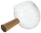 LABRIMP Milk Pitcher Wooden Handle 12 oz Capacity Milk Thermostat Water Cup Stylish for Daily Use
