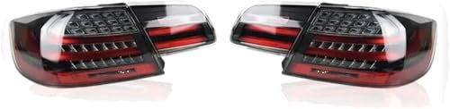 Glghl Auto Rückleuchten für BMW M3 E92 330i 335i 2006-2013, Auto Heckleuchte Rücklicht Rückleuchte Baugruppe Links Rechts Rücklichter Gehäuse Ersatz Zubehör,B-Smoke