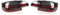 Glghl Auto Rückleuchten für BMW M3 E92 330i 335i 2006-2013, Auto Heckleuchte Rücklicht Rückleuchte Baugruppe Links Rechts Rücklichter Gehäuse Ersatz Zubehör,B-Smoke