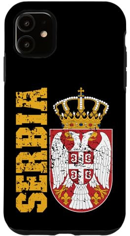 Liebe Serbien mit serbischer Flagge im Used-Look Hülle für iPhone 11