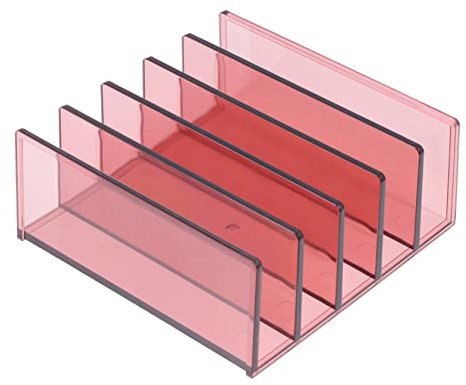 Housoutil Bücherregal Organizer Bücherregal Pastell Organizer Regale Zeitschriften Multifunktional Bürobedarf Dokumentenablage Aktenhalter Schreibtisch Aufbewahrungsregal