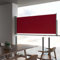 HOMTAKIE Toldo Lateral Retráctil Patio Store Lateral Brisevistas Refugio Sol Jardín Terraza Balcón Exterior Resistente a los UV 100x300 cm Rojo