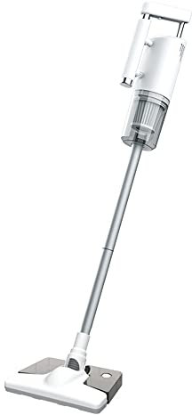 Aspiradora mopa inalámbrica Moderna 2 en 1, húmeda y Seca, con depósito de Agua, succión Vertical de 12000 Pa para Suelos Duros y Pelo de Mascotas (Blanca)