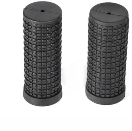 Violiica Fahrradgriffe für Mountainbikes und Rennräder, rutschfest, ergonomisch, mit komfortablem Halt, 120 mm lang und 75 mm kurz, aus ABS-Material, Schwarz