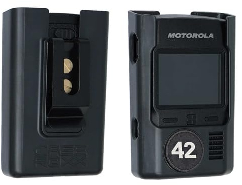 caseroxx Tetra-Pager PC Holster für Motorola Advisor TPG2200 Tetra-Pager