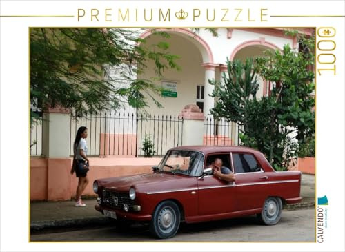CALVENDO Puzzle EIN Motiv aus dem Kalender Auto-Legenden - Peugeot 404 | Lege-Größe cm Foto-Puzzle für glückliche Stunden