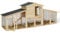 Probache - Poulailler VIP avec clapier Double XXL en Bois
