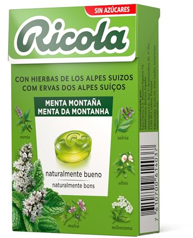 RICOLA CARAMELOS SIN AZUCAR Menta MONTAÑA 50 G