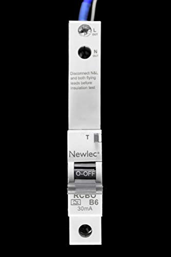 NEWLEC 16 AMP TYPE B 6 kA 30 mA RCBO RCD MCB