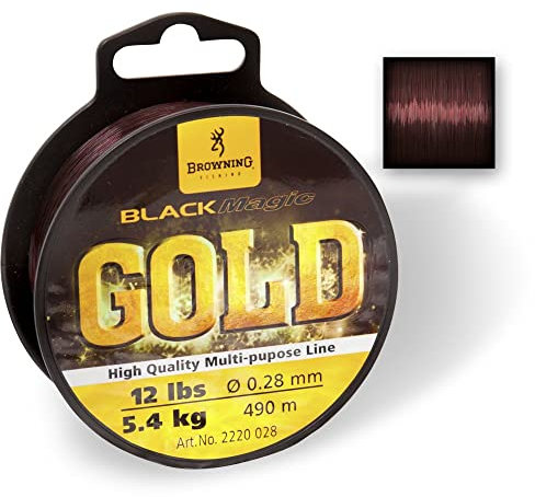 Browning Ø0,17mm Black Magic Gold Mono 680m 2,05kg,4,50lbs Dunkelbraun, 0,17 mm