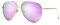 SUNGAIT Übergroße Sonnenbrille für Frauen Leichte Mode Sonnenbrille - Polarisierte Linse (Roségoldener Rahmen/Rosélila Verspiegelt Linse, 60)