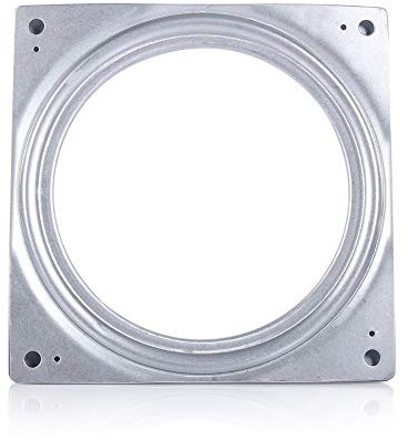 Fdit 6 Zoll Lazy Susan Square Metall Drehbare Drehplatte Plattenspieler TV Schreibtisch Lazy Susan Plattenspieler Lager