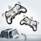 Joysticks Stickers muraux pour chambre d'enfant en vinyle pour enfants Chambre d'enfant Chambre d'enfant Vidéo Gamer enfants Stickers Contrôleur Garçon murs Jeux posters Adolescent Papier Peint