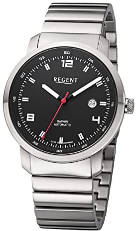 Regent Herrenuhr Automatik Stahl GM-2106