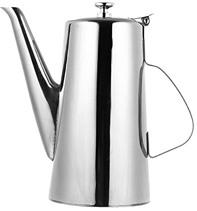 YARNOW Ölkanne Aus Metall Spender Dispenser Spenderflasche Metall Ölflasche Küche Ölbehälter Ölkanne Speiseöl Kännchen Gewürzspender für BBQ Grillen Pasta 20. 1cm